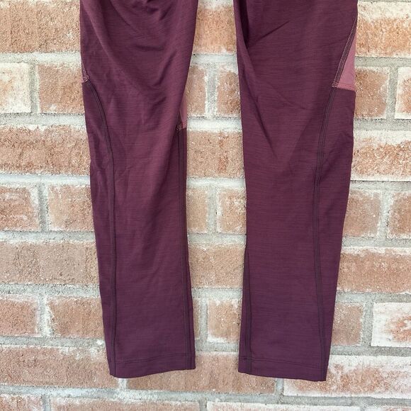 Outdoor Voices Move Free Tech Sweat Leggings Plum Mauve Purple XS - Picture 5 of 8